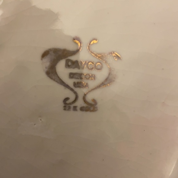 24k Gold Plated Plate by Davco - Picture 3 of 4